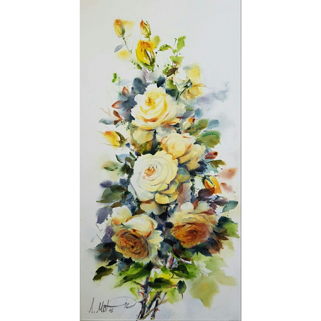 آموزشگاه هنرهای تجسمی آبرنگ 55x35cm