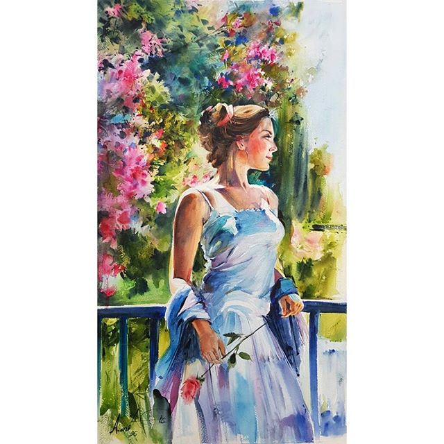 آموزشگاه هنرهای تجسمی آبرنگ 67*36cm