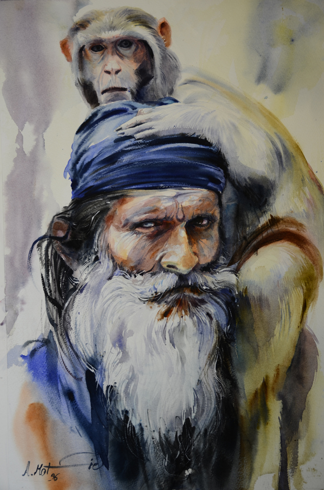 آموزشگاه هنرهای تجسمی آبرنگ 55x38cm