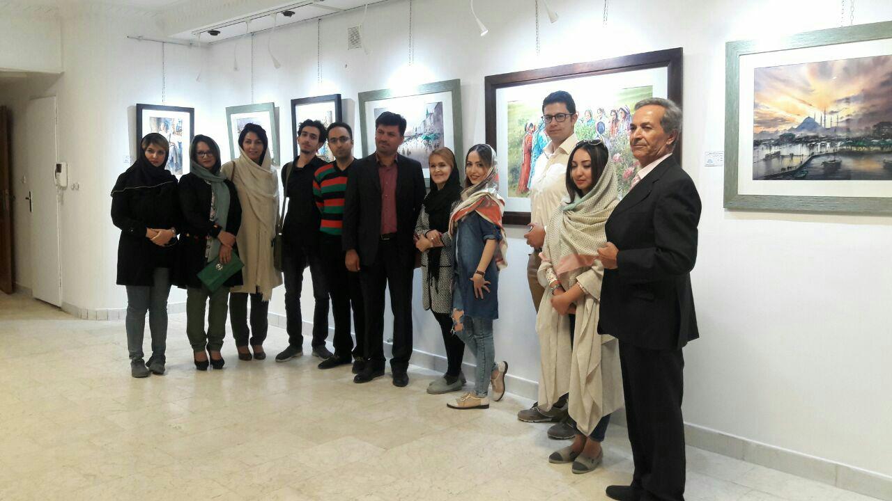 آموزشگاه هنرهای تجسمی نمایشگاه گروهی انجمن آبرنگ اصفهان 